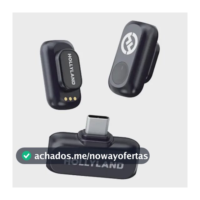 Microfone Lark A1 Hollyland Mini Usb-c Preto