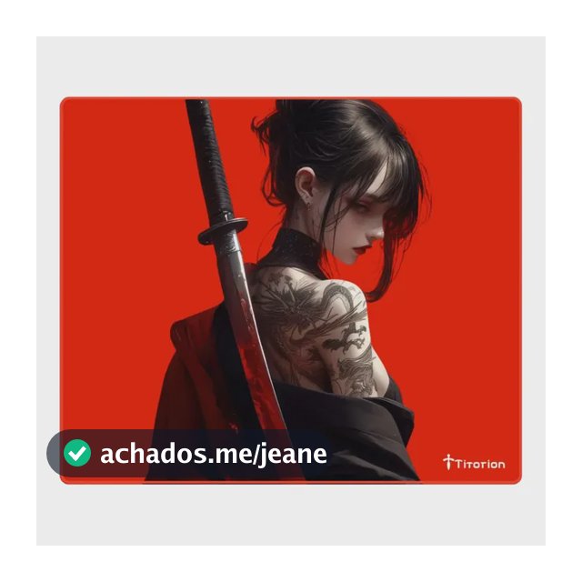 Mouse Pad Gamer Apex Control Profissional 49x42 Red Girl
