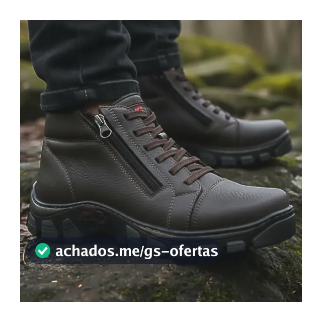 Bota Adventure Coturno Masculina Frontinni Com Zíper 2025