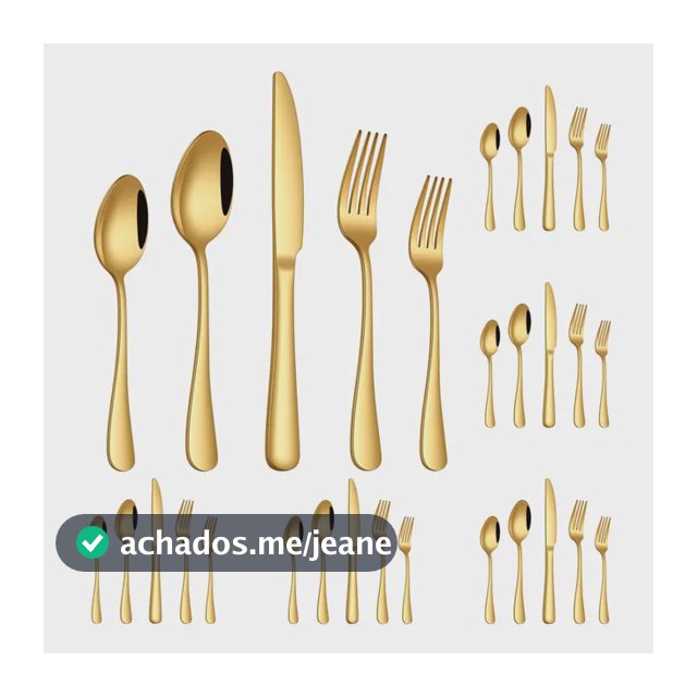 Jogo 30 Peças Conjunto Talheres Inox Faqueiro