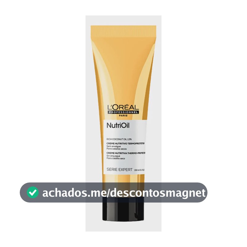 Nutrioil Creme Nutritivo Termoprotetor Leave-In 150ml - Série Expert | L'oréal Professionnel
