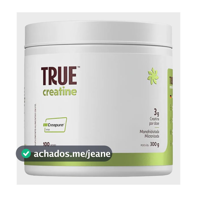 Creatina Monohidratada 100% Pure True Source Creatine Pure Creapure 300g