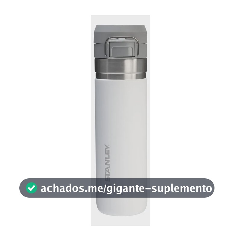 Garrafa Térmica Quick Flip Stanley 710ml Go Bottle Branco Cor Polar