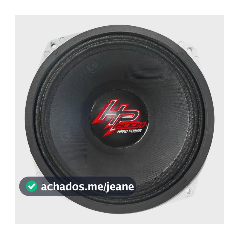 Alto Falante Hard Power Hp600 10 Polegadas 6 Ohms 600w