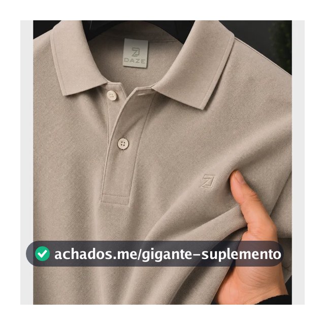 Camisa Masculina Polo Piquet Alta Qualidade