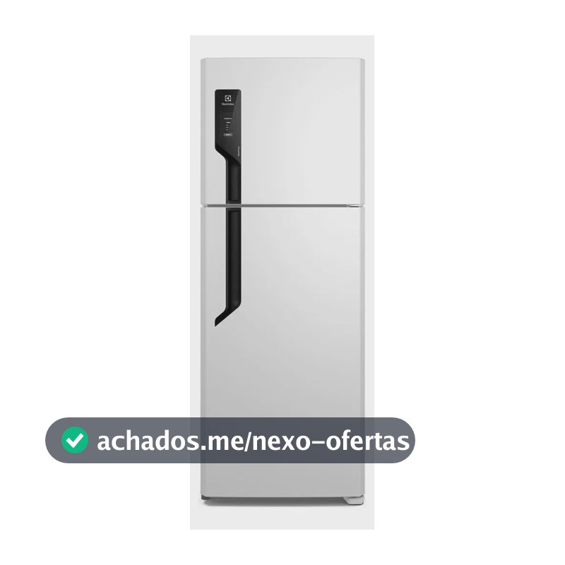 Geladeira Electrolux Frost Free com AutoSense 480L Efficient Duplex Branca TF71