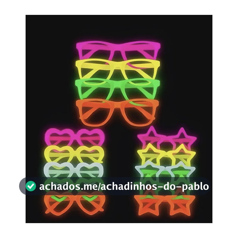 Kit Óculos Coloridos 50un Divertido Festa Balada Sortidos Colorido Sortidos