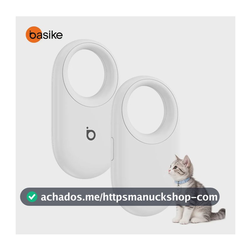 Mini Localizador Smart Air Tag Rastreador Gps Compativel App Buscar iPhone Apple Find My Ios Para Chaveiro Moto Veicular Pet Gato Bike Mala Carteira com Alarme de Som localizador de objetos