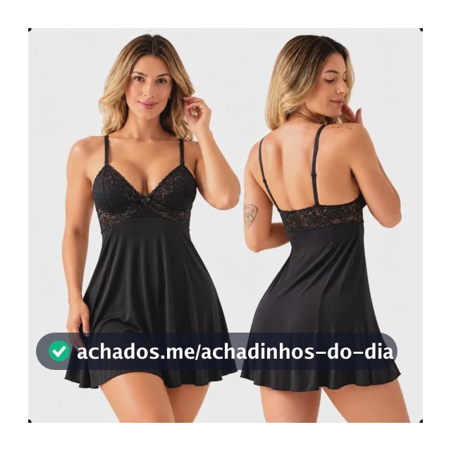 Camisola Feminina Sexy Renda E Microfibra Lingerie De Luxo