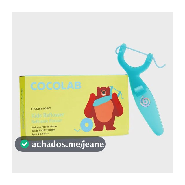 \ r·f Suporte De Fio Dental Cocolab Kids Reflosser Sem .