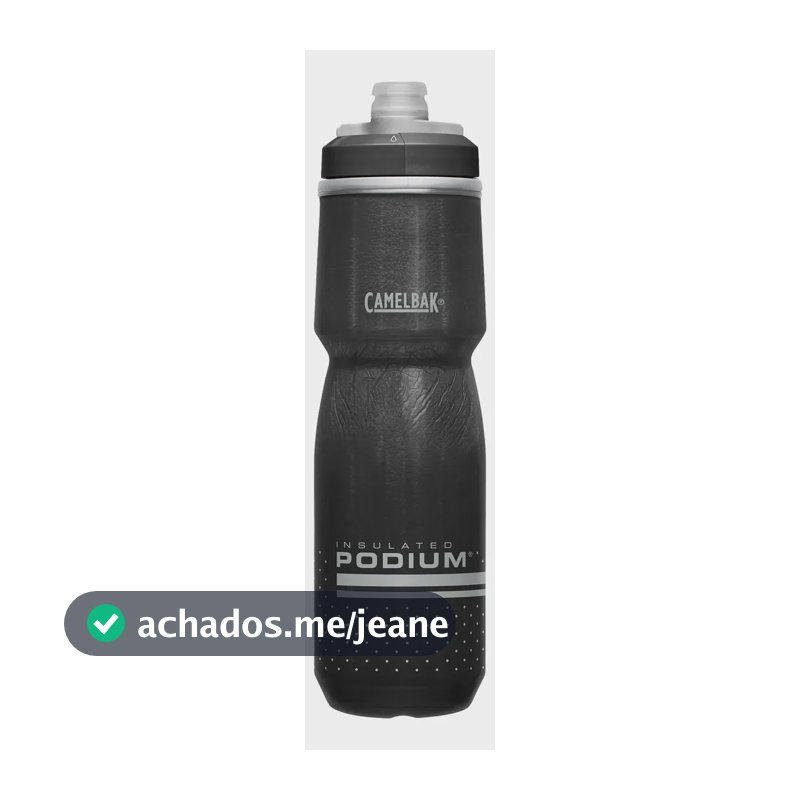 Garrafa Térmica Camelbak Podium Chill 710ml Bike E Esportes Preto - Black