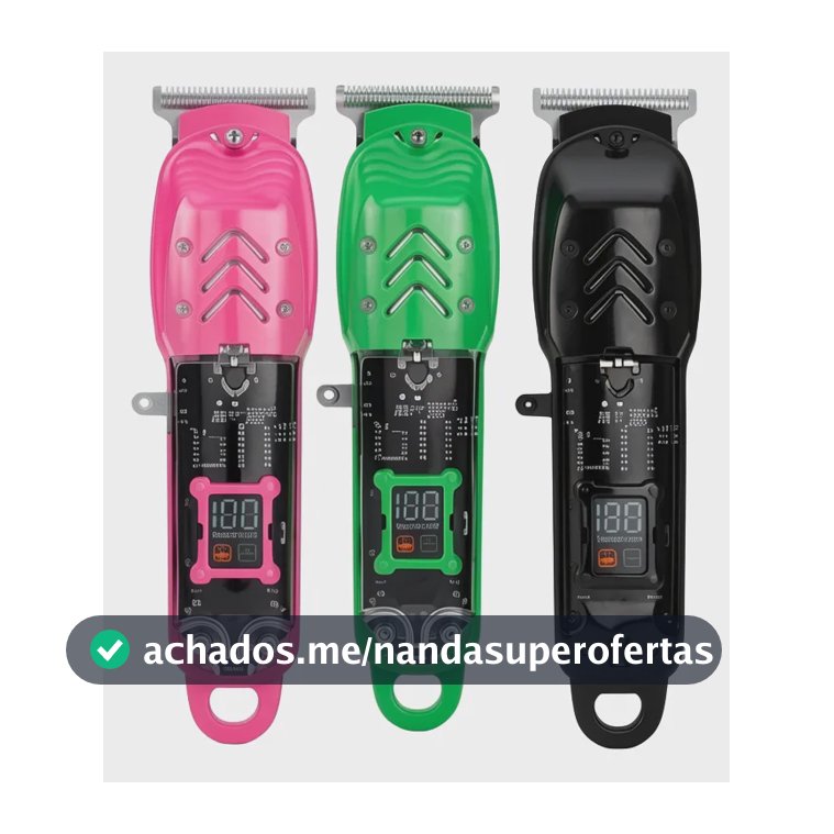 Máquina De Cabelo E Barba Recarregável Usb-c Profissional 127/220v