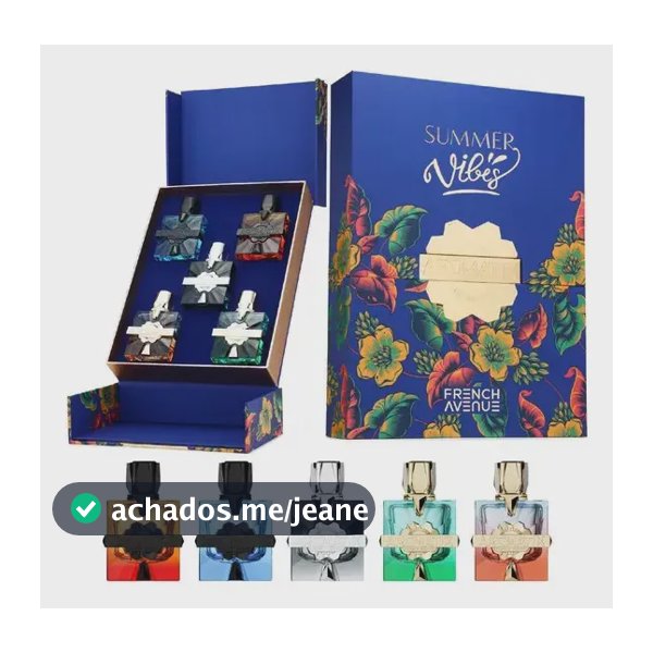 French Avenue Aromatix Summer Vibes Blue Masculino 5x30ml Extrait de Parfum