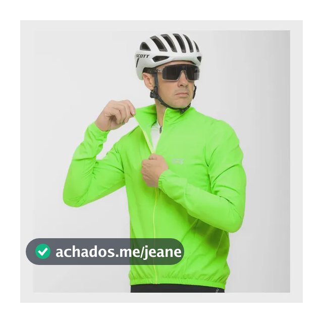 Jaqueta Corta Vento Bag Bolsos Masculina Márcio May Bike