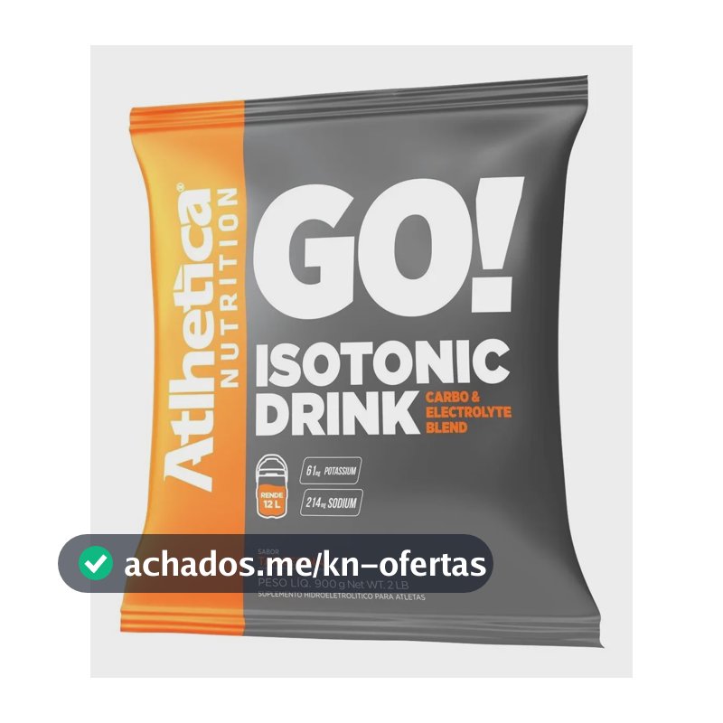 Isotonico Isotonic Drink 900g - Atlhetica Sabor Tangerina