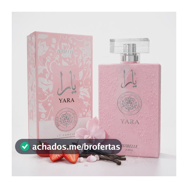 Perfume Árabe Yara Feminino 100ml Isabelle Doce Alta Fixação