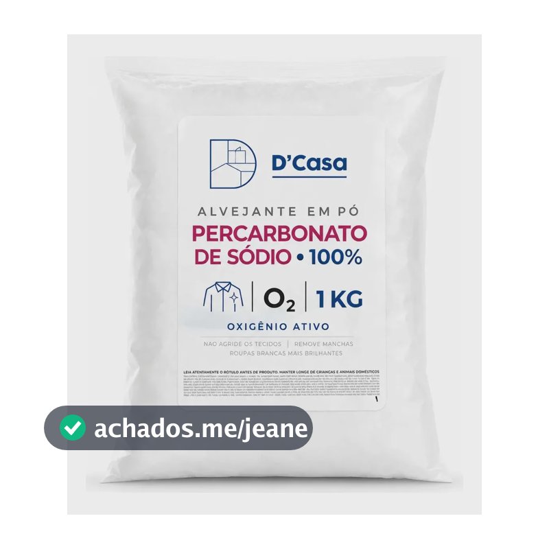 Percarbonato De Sódio 100% Puro Granulado Dcasa - 1 Kg