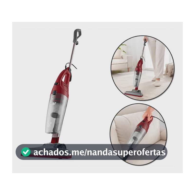 Aspirador de Pó Vertical e Portátil WAP High Speed Plus 1350W 3 em 1