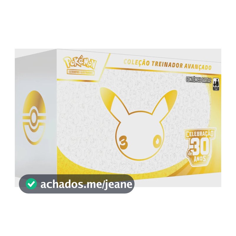 Etb Pokémon Celebração 30 Anos Treinador Avançado Copag Pt