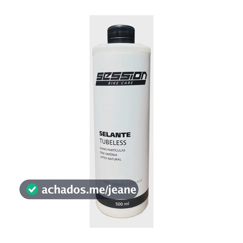 Líquido Selante Tubeless Session Sem Amônia 500ml Bike Pneu