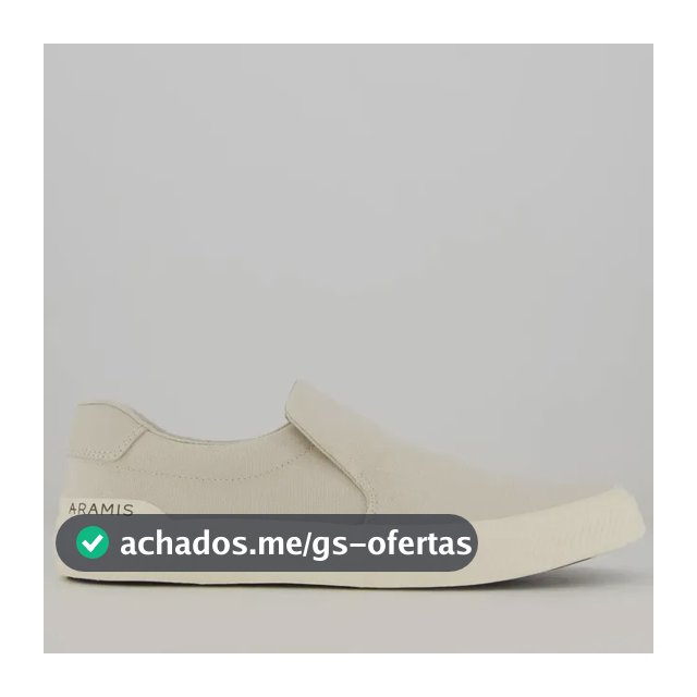 Tênis Aramis Daily Slip Canvas Bege Masculino Adulto Casual
