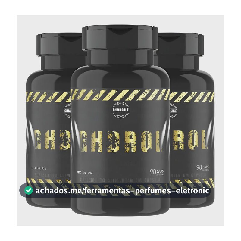 3 Gh Drol - Ghmuscle Sem Sabor