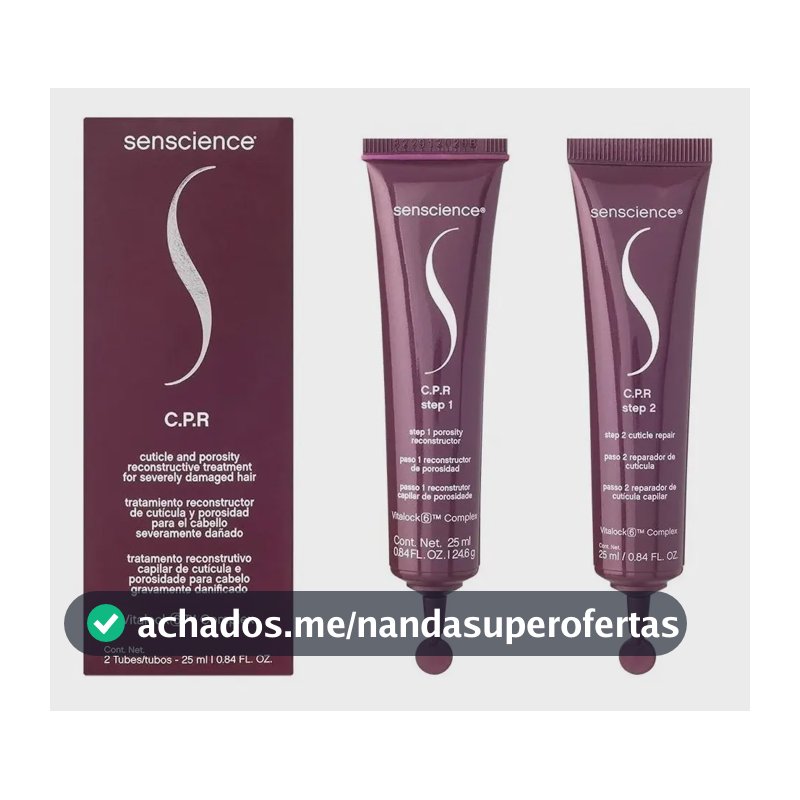 Kit Senscience C.p.r. Tratamento 2x25ml