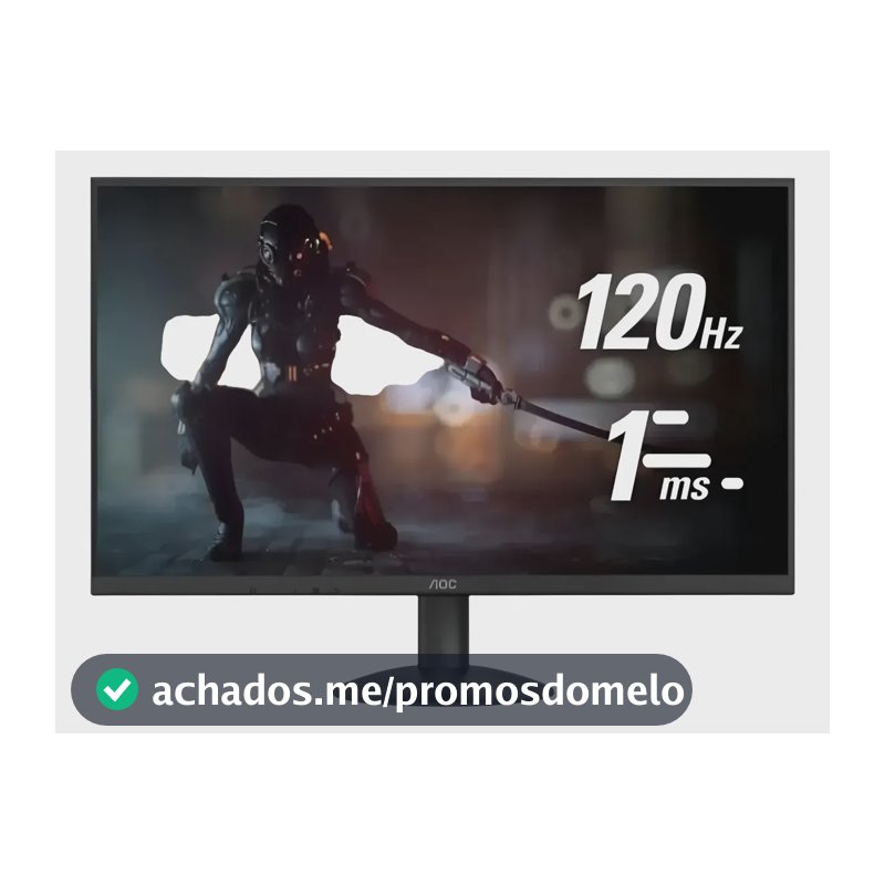 Monitor Aoc 27 Gaming Full Hd Ips 120hz 1ms 27b30h3 Preto 127/220v