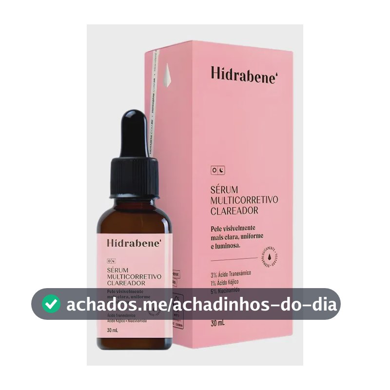 Serum Hidrabene Multicorretivo Clareador 30ml Tipo de pele Mista