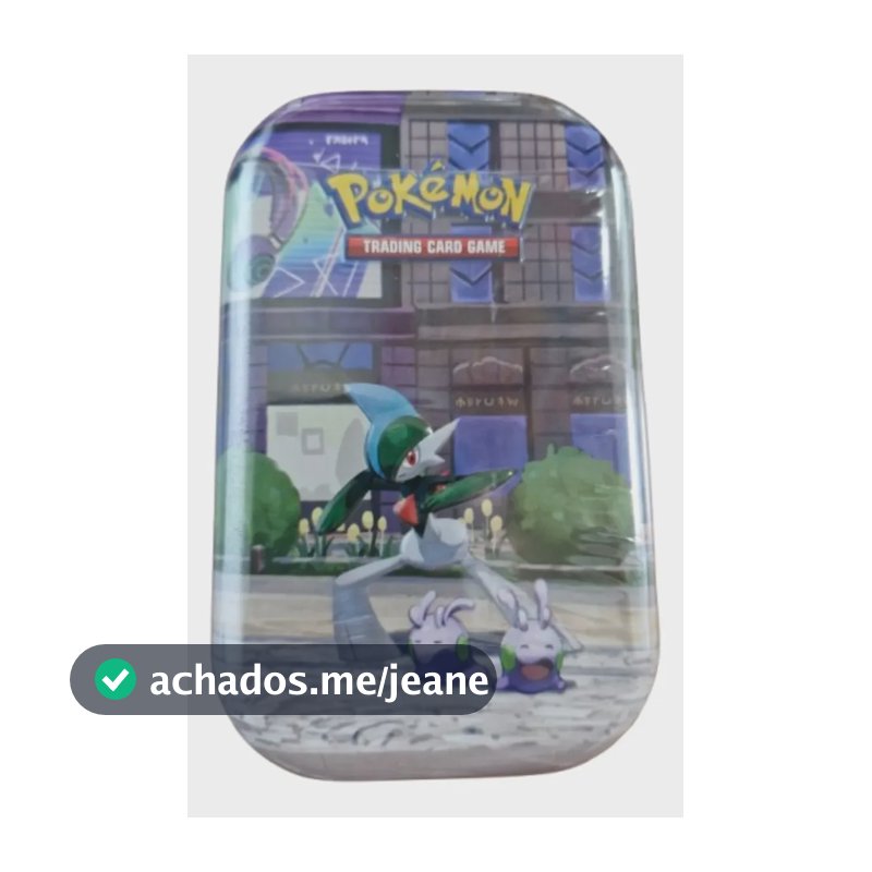 Mini Lata Pokémon Lumiose City Gallade (produto Em Inglês)