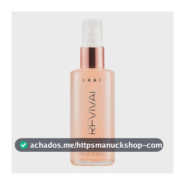 Óleo Capilar Braé Revival Brilho para Cabelos Fragilizados 60 mL