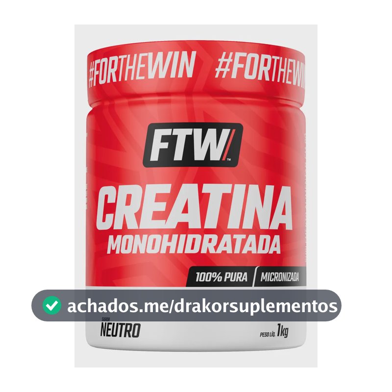 Creatina FTW em pó Sem sabor x 1kg
