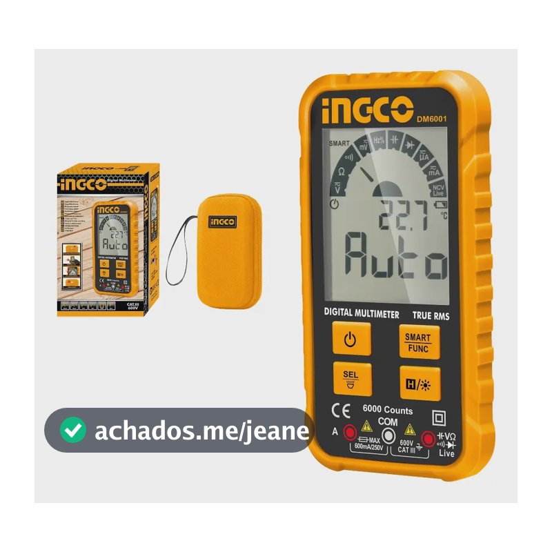Multimetro Digital Dm6001 Ingco