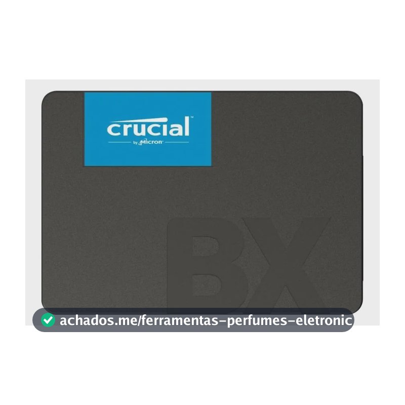 Ssd 1tb Sata Iii 2,5 Pol. Crucial Bx500 Ct1000bx500ssd1 Velocidade De Leitura Até 540mb/s Disco Sólido Interno
