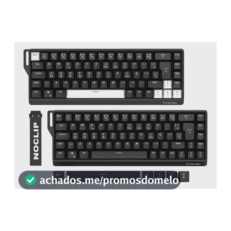 Teclado Magnético Gamer 60% 8000hz Rt0,01 | Switch Huano Preto Português Brasil