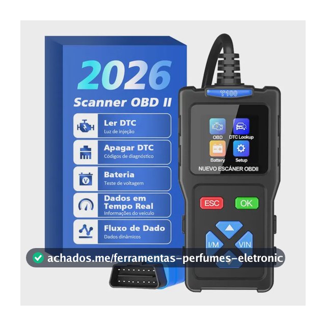 Scanner Automotivo Obd2 Diagndstico Profissional Portugues