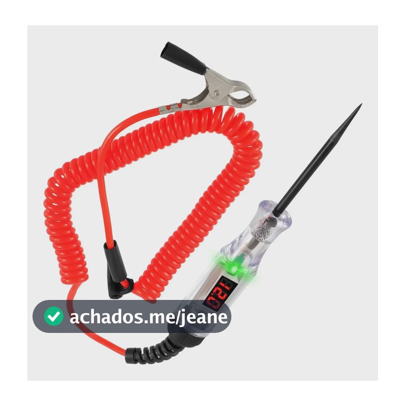 Teste De Circuito Eletrico Automotivo 6-24v Digital Led
