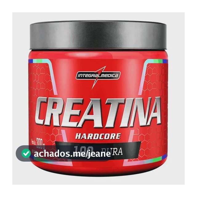 Creatina Integralmédica Monohidratada Hardcore Em Pó Sem Sabor X 300g
