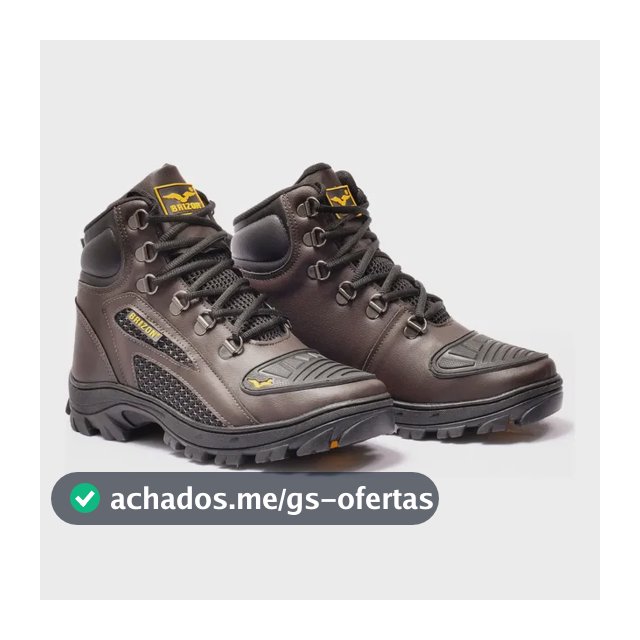 Bota Masculina Impermeável Couro Palmilha Gel Promoção