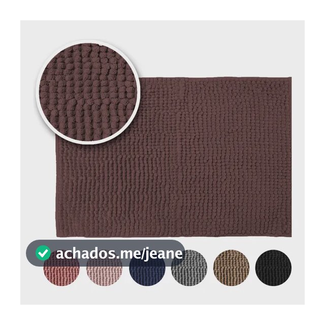 Kit 2 Tapete Banheiro Bolinha 40x60 Antiderrapante Cores