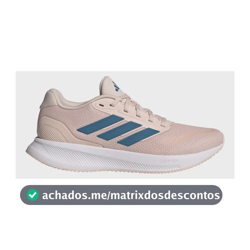 Tênis Corrida Runfalcon 5 adidas Rosa / Wonder Quartz / Dusky Ink / Core Black 38 Br
