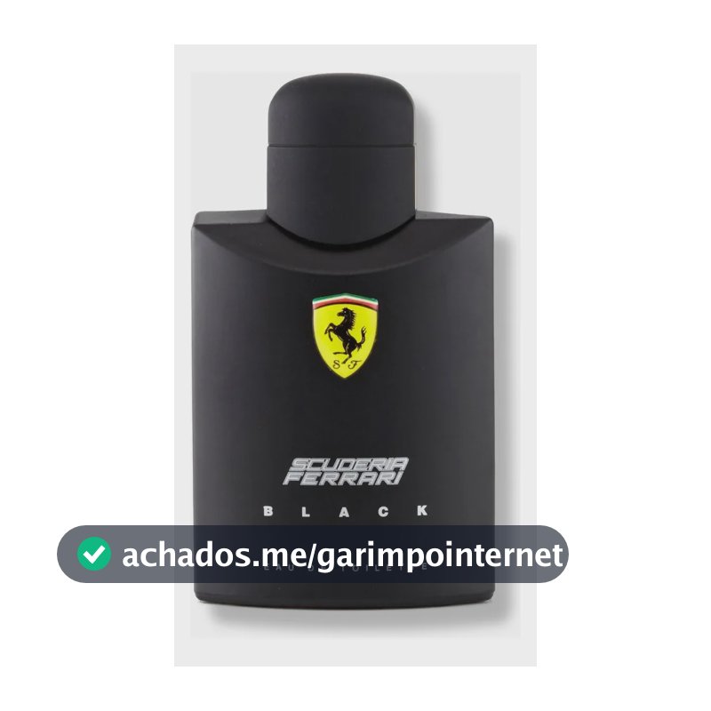 Perfume Ferrari Black Masculino Edt - 125ml