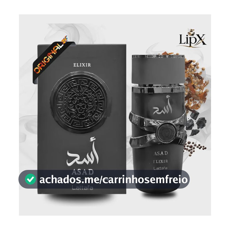 Perfume Asad Elixir 100ml Eau De Parfum Original Edp Lançamento 2026