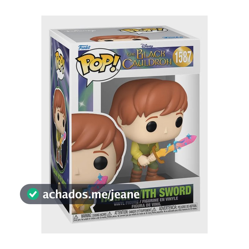 Taran With Sword 1587 Pop Funko O Caldeirão Mágico Disney