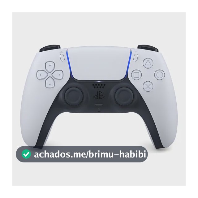 Controle Sony Dualsense Sem Fio White Ps5