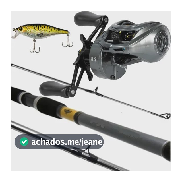 Carretilha Lite Kawana Com Vara Shimano Fx 1,82m - 2 Partes