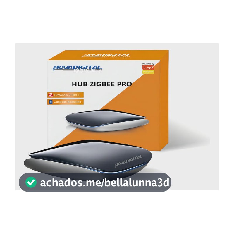 Hub Zigbee Mesh Wifi Novadigital HNZ-PRO 3 Bluetooth Ble Sem fio Automação Tuya Smart Life Bridge Preto