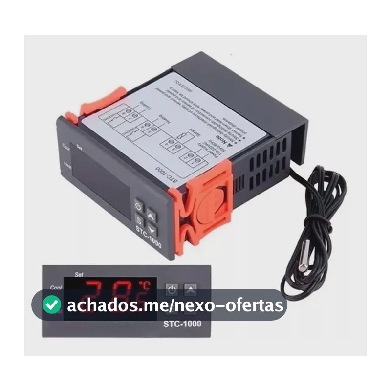 Controlador Temperatura Digital Chocadeira Aquário Freezer