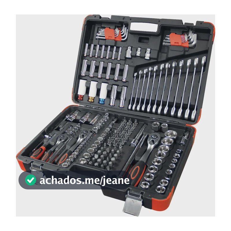 Kit Ferramentas C/ Maleta 178 Pçs Gedore Oficina Mecânica