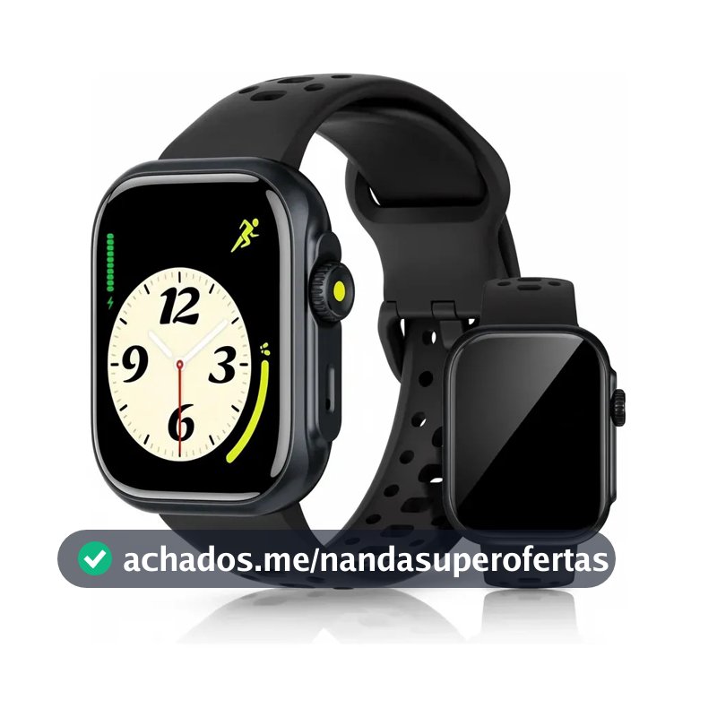 Relógio Smartwatch Fb041 Gps Alexa 5m/ip68 Preto 1 1#
